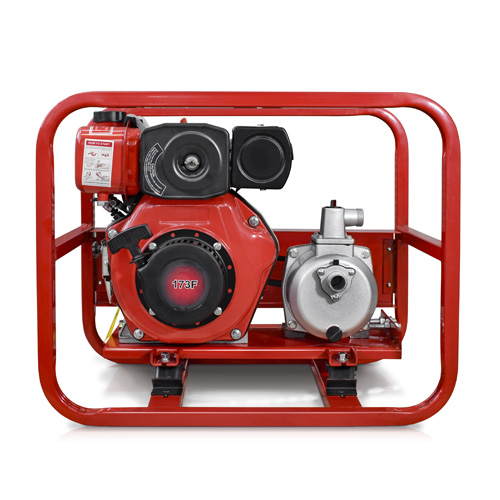Мотопомпа дизельная высоконапорная REDVOLT МП-120Д (Чистая вода, N=6.1 л.с., V=120 л/мин, 1")
