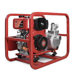 Мотопомпа дизельная высоконапорная REDVOLT МП-500Д (Чистая вода, N=6.1 л.с., V=420 л/мин, 2")