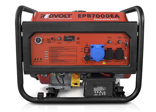 Бензогенератор REDVOLT EPB7000EA (7 кВт)