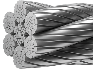 Octopus 6K (6-прядные талевые канаты типа ЛК-РО СТО 71915393-ТУ 068-2008). Конструкция: 6х26 + 1 о.с., 6х26 + 7х7