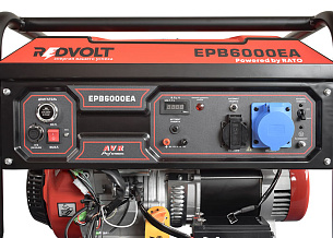 Бензогенератор REDVOLT EPB6000EA (6 кВт)