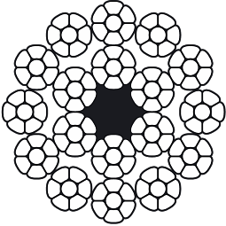 Anaconda 19K (������������ �������������� ������ � ������������ �������� �������� ������ � ������ ���������� EN 12385) �����������: 18�7 + 1 �.�., 18�7 + 1�7