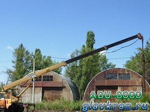 Автокрановая буровая установка ABU-8000