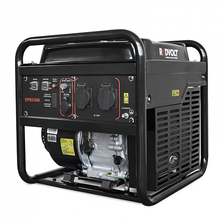 Бензогенератор инверторный REDVOLT EPB3300i (3,3 кВт)