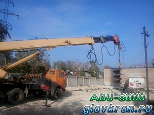 Автокрановая буровая установка ABU-8000
