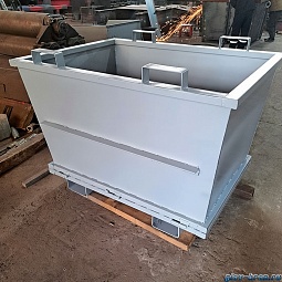 Контейнер пирамида для вилочного погрузчика, Объём "1,1" м3