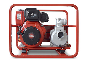 Мотопомпа дизельная высоконапорная REDVOLT МП-1000Д (Чистая вода, N=9.6 л.с., V=940 л/мин, 3")