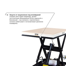 Подъемный стол PROLIFT M2 HIW2.0EU (г/п-1000 кг., макс. подъём-1050 мм)