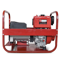 Дизельгенератор сварочный REDVOLT EPDRW220MDC  (5 кВа, эл.старт.)