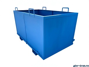 Контейнер прямоугольный для вилочного погрузчика, Объём "1,5" м3