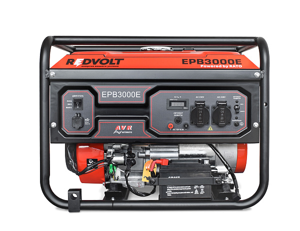 Бензогенератор REDVOLT EPB3000E (3 кВт) 
