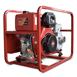 Мотопомпа дизельная высоконапорная REDVOLT МП-1000Д (Чистая вода, N=9.6 л.с., V=940 л/мин, 3")