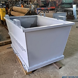 Контейнер пирамида для вилочного погрузчика, Объём "1,1" м3