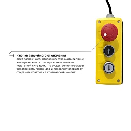 Подъемный стол PROLIFT M2 HIW2.0EU (г/п-1000 кг., макс. подъём-1050 мм)