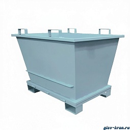 Контейнер пирамида для вилочного погрузчика, Объём "1,1" м3