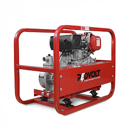Мотопомпа дизельная высоконапорная REDVOLT МП-120Д (Чистая вода, N=6.1 л.с., V=120 л/мин, 1")