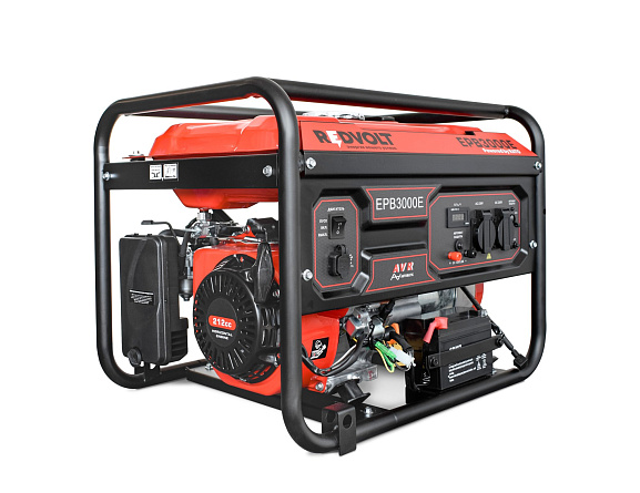 Бензогенератор REDVOLT EPB3000E (3 кВт) 