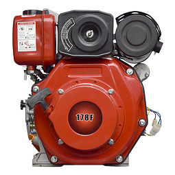 Дизельный двигатель REDVOLT 178FE (Q-тип, 6 л.с.) (вал d=25,4 мм, L=88мм)