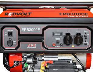 Бензогенератор REDVOLT EPB3000E (3 кВт) 