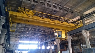 Кран мостовой грейферный г/п 10т, режим работы А8