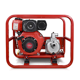 Мотопомпа дизельная высоконапорная REDVOLT МП-120Д (Чистая вода, N=6.1 л.с., V=120 л/мин, 1")