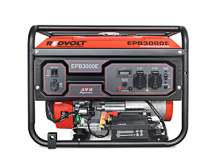 Бензогенератор REDVOLT EPB3000E (3 кВт) 
