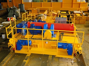 Тележка грузовая г/п 16т, режим работы А5