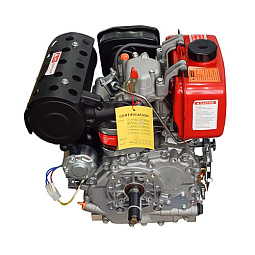 Дизельный двигатель REDVOLT 178FE (Q-тип, 6 л.с.) (вал d=25,4 мм, L=88мм)