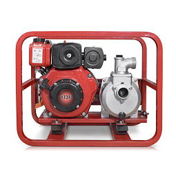 Мотопомпа дизельная высоконапорная REDVOLT МП-500Д (Чистая вода, N=6.1 л.с., V=420 л/мин, 2")